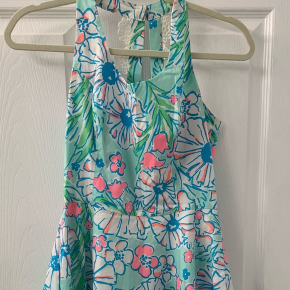 Lilly Pulitzer Zo Sandbar Blue Splish Splash dress - Picture 8 of 8
